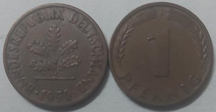 GERMANY 1 PFENNIG 1950 (USED)