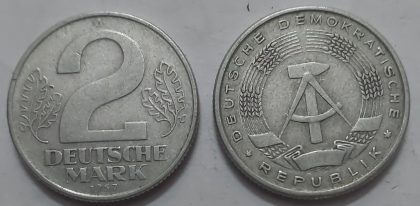 GERMANY Deutsche 2 MARK 1957 (USED)