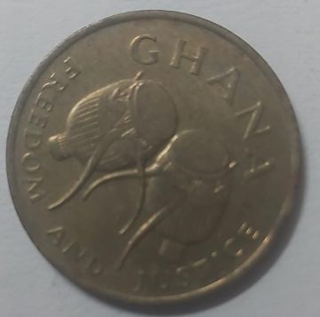 Ghana 5 CEDIS 1984  (Used) Coin