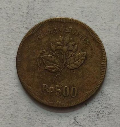 INDONESIA 500 RUPIAH 1991 (Used)