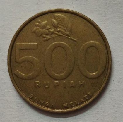 INDONESIA 500 RUPIAH 2002 (Used)