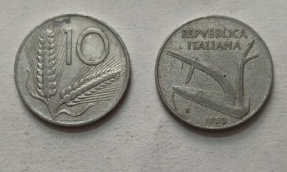 ITALY 10 LIRE 1953 Aluminium Coin (used)