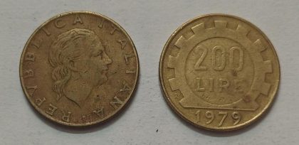 ITALY 200 LIRE 1979 (used)