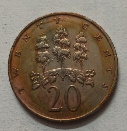 JAMAICA 20 Cents 1969 (used)