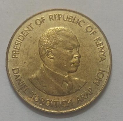 KENYA 10 CENT 1987 (used)