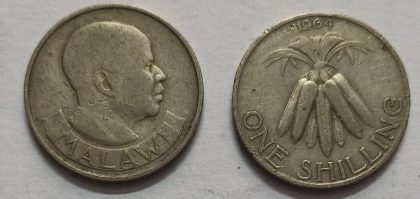 MALAWI 1 SHILLING 1964 (used)