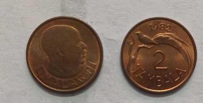 MALAWI 2 TAMBALA 1982 (used)