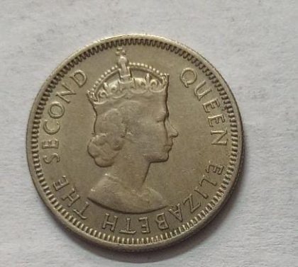 MALAYA 10 CENTS 1953 (Used)