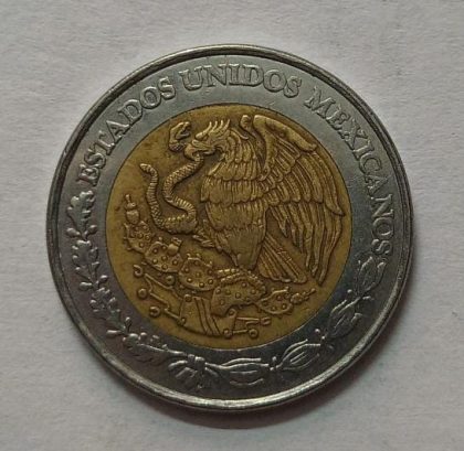 MEXICO 5 PESOS 1993 (used)