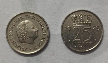 NEDERLAND-25 CENT 1979 (Used)