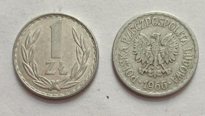 POLAND 1 ZTOTE 1966 (USED)