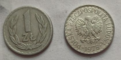 POLAND 1 ZTOTE 1978 (USED)