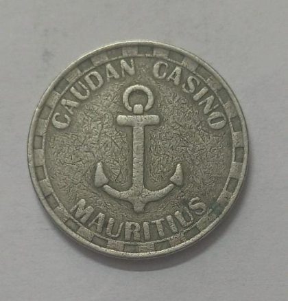 TOKEN -5 RUPEES CAUDEN CASINO (USED)