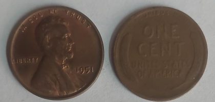 U.S.A. 1-CENT 1951 (used)