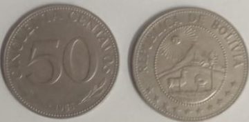 Bolivia 50 Cent-1965