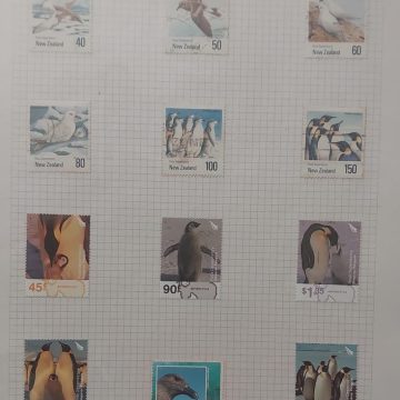 Thematic Birds Stamps of ROSSDEPENDENCY  (NEW ZEALAND) 12 Stamps 6 Used /6 Mint