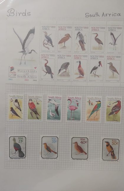 Thematic Birds Stamps of SOUTH AFRICA 1 Minature sheet -10 Stamps Mint