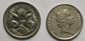 Australia 5 cent Coin 1988 Unc Coin