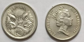 Australia 5 cent 1989 USED Coin