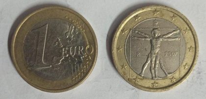 1 EURO Comme Coin 2007 (used)