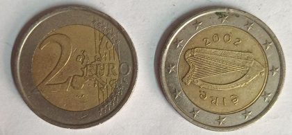 2 EURO Eire Coin 2002 (used)