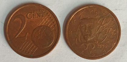 2 EURO Cent Coin 2006 (used)