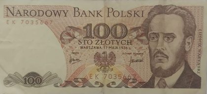 Poland Currency 100 zlotych 1976(used) - Image 2