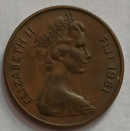 FIJI  2 Cents Coin 1981 (used)