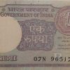 1 Rupee note  Finance Secretary MONTEK SINGH AHLUWALIA Inset B 1992  Used