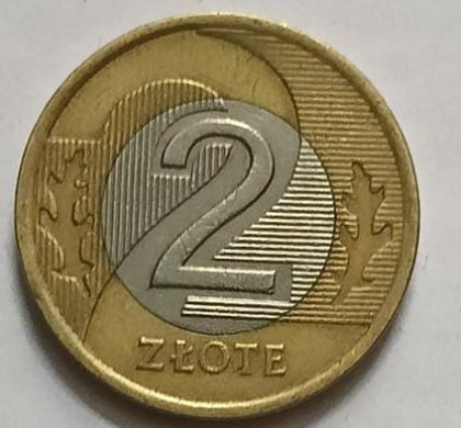 Poland  2 Zlote Coin 1977(used)