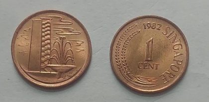 Singapore 1 Cent Coin 1982(used)