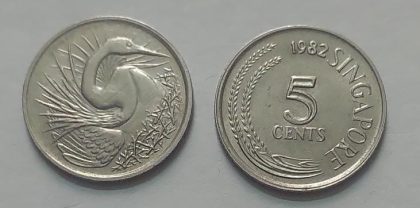 Singapore 5 Cent Coin1982 (used)