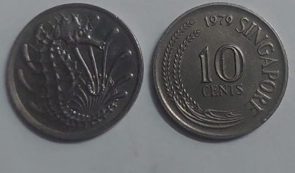 Singapore 10 Cent Coin1979 (used)