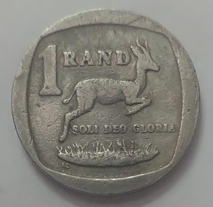SOUTH AFRICA 1 RAND 1993 Coin (used) - Image 2
