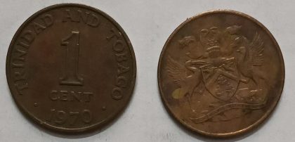 Trinidad and tobago 1 cent Coin 1970 (Used)