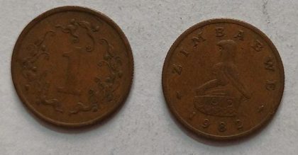 ZIMBABWE 1 CENT 1982 Coin(USED)