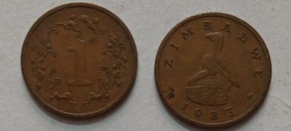 ZIMBABWE 1 CENT 1983 Coin(USED)