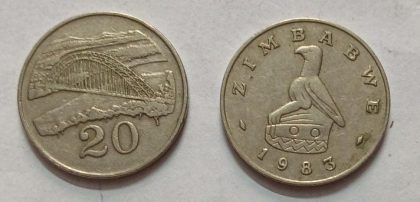 ZIMBABWE 20 CENT 1983Coin(USED)