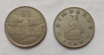 ZIMBABWE $1 DOLLAR Coin(USED)