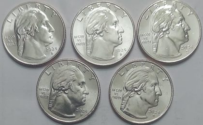 American Women Quarter Dollar Set OF 5 Coins 'D' MINT - 2024 - Image 2