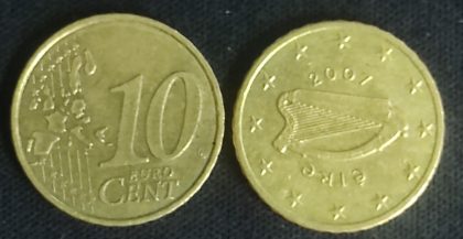 10 Cent EURO  2007 - eire  (used)