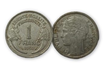 1 Franc 1950 Liberte Egalite Fraternite Used