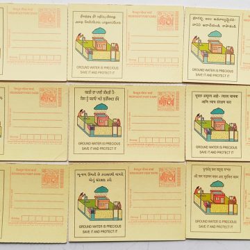 Meghdoot post card Save Ground water set of 9 cards