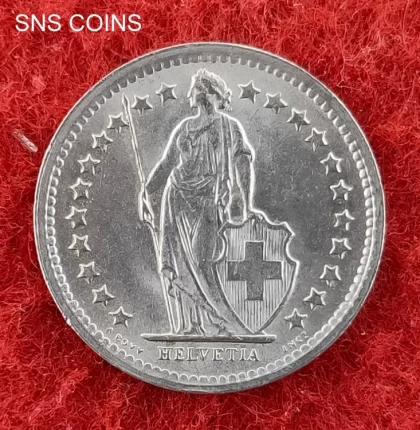 2 Franc 1968 Liberte Egalite Fraternite(used)