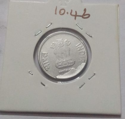 1 RUPEE 2015 ERROR OCCURS -EXTRA METAL - Image 2