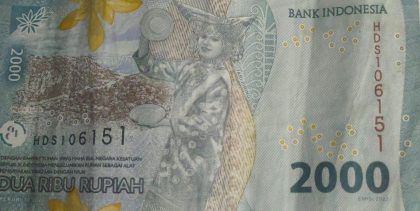 INDONESIA Currency 2000 Rupiah 2022 (Used)