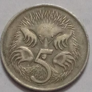 Australia 5 cent 1966 (used)