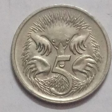 Australia 5 cent 1996 (used)