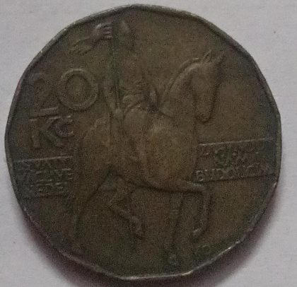 Czech Republic 20 Koruna 1993 (used)