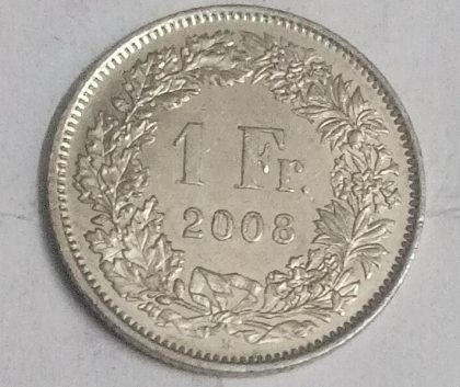SWITZERLAND 1 Fr. 2008  Helvetia (used)